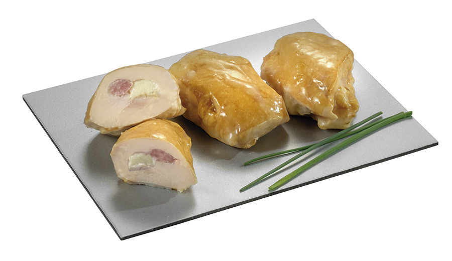 Chicken breast stuffed with bacon and cheese