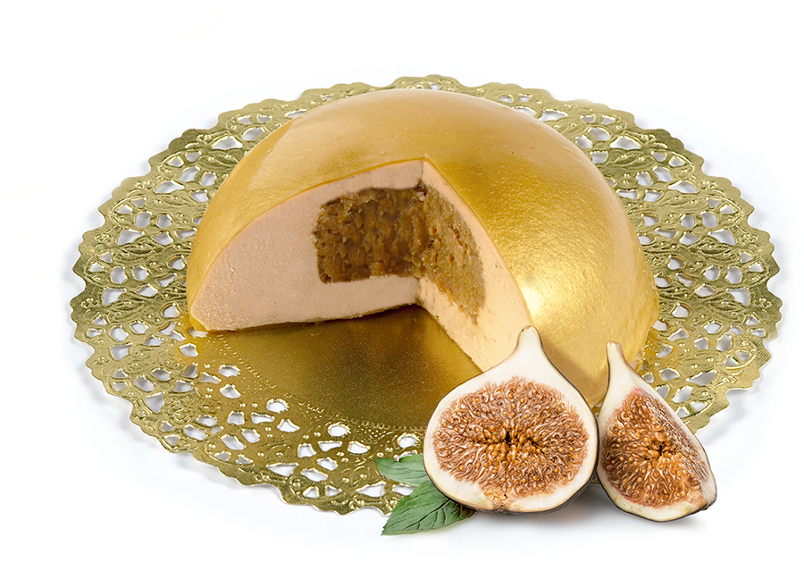  Bombón Oro, mousse de pato relleno con higos 