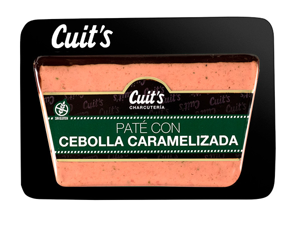 Paté con cebolla caramelizada