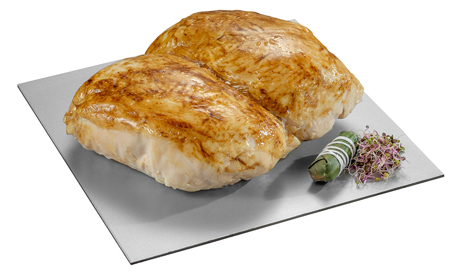 Pechuga de pollo enrollada