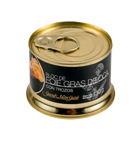Bloc de foie gras de oca con trozos