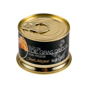  Bloc de foie gras de oca con trozos 