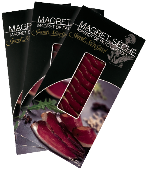  Sliced cured magret 