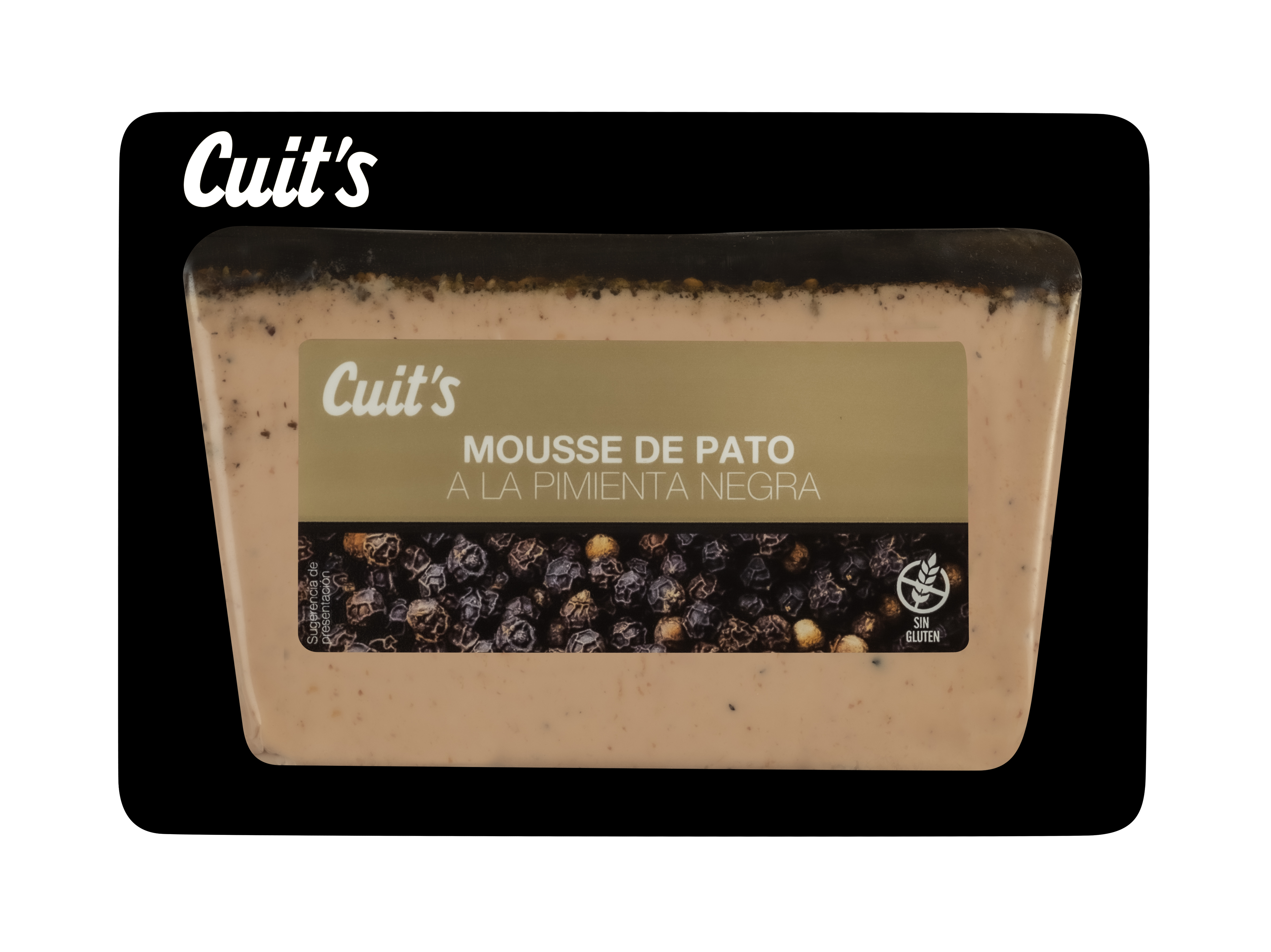 Mousse de pato a la pimienta negra