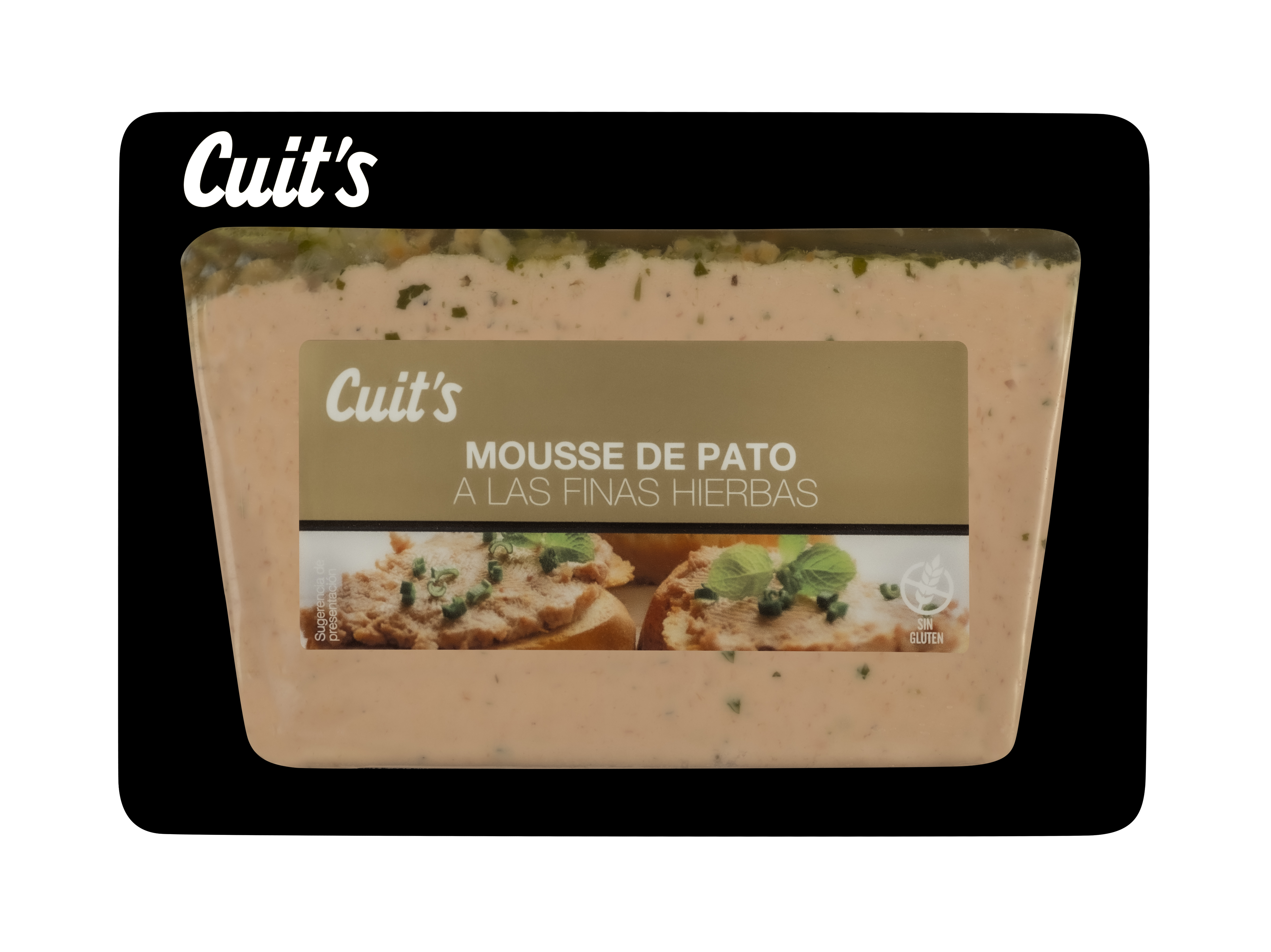Mousse de pato a las finas hierbas